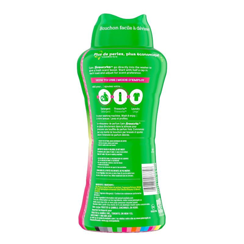 slide 6 of 7, Gain Fireworks Spring Daydream In-Wash Scent Booster Beads - 24oz, 26.5 oz