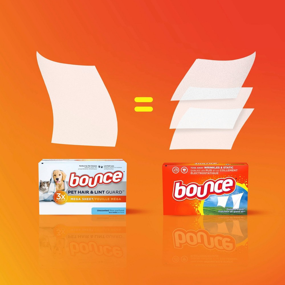 slide 5 of 8, Bounce Dryer Sheets and Balls Bounce Pet - 160ct, 160 ct