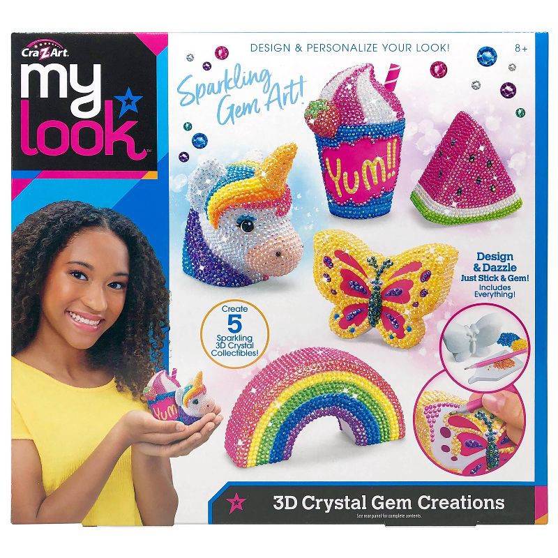 slide 1 of 8, My Look 3D Crystal Gem Creations, 1 ct