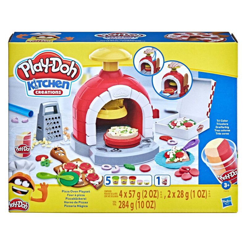 slide 2 of 9, Play-Doh Kitchen Creations Pizza Oven Playset, 1 ct