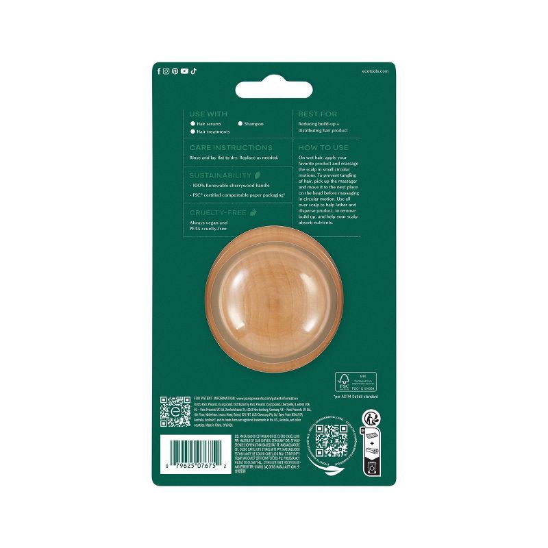slide 7 of 7, EcoTools Shower Scalp Massager - 1ct, 1 ct