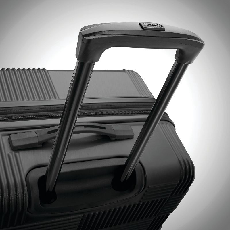 slide 9 of 10, American Tourister NXT Checkered Hardside Carry On Spinner Suitcase - Blackout, 1 ct