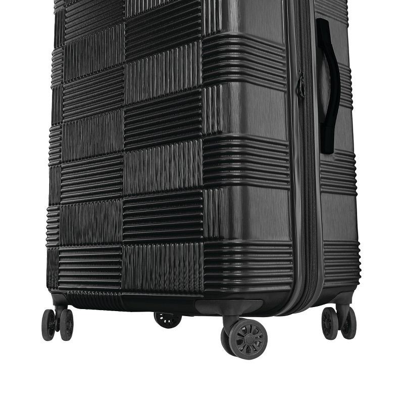 slide 10 of 10, American Tourister NXT Checkered Hardside Carry On Spinner Suitcase - Blackout, 1 ct