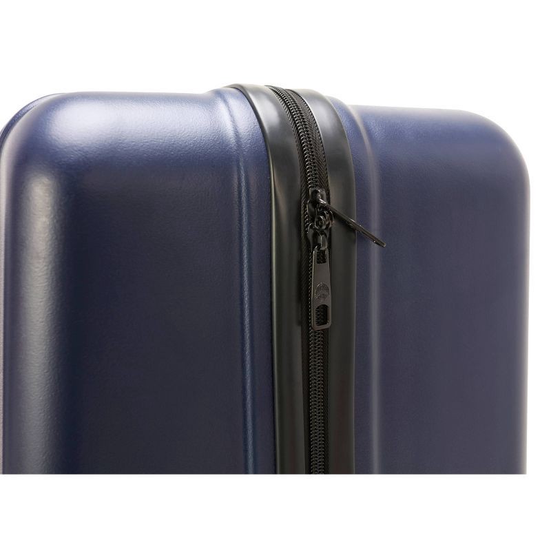Skyline 3pc Hardside Checked Spinner Luggage Set Navy 3 ct Shipt