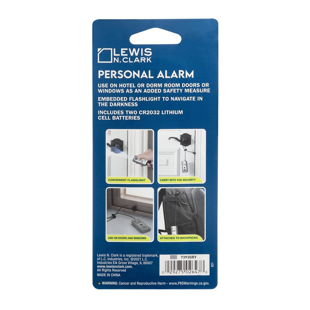 slide 3 of 10, Lewis N. Clark Portable Personal Alarm, 1 ct