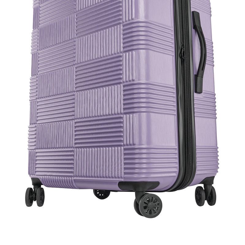 slide 10 of 10, American Tourister NXT Hardside Large Checked Spinner Suitcase - Soft Lilac, 1 ct