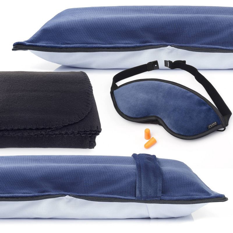 slide 2 of 9, Lewis N. Clark Ultimate Comfort Set - Navy, 1 ct