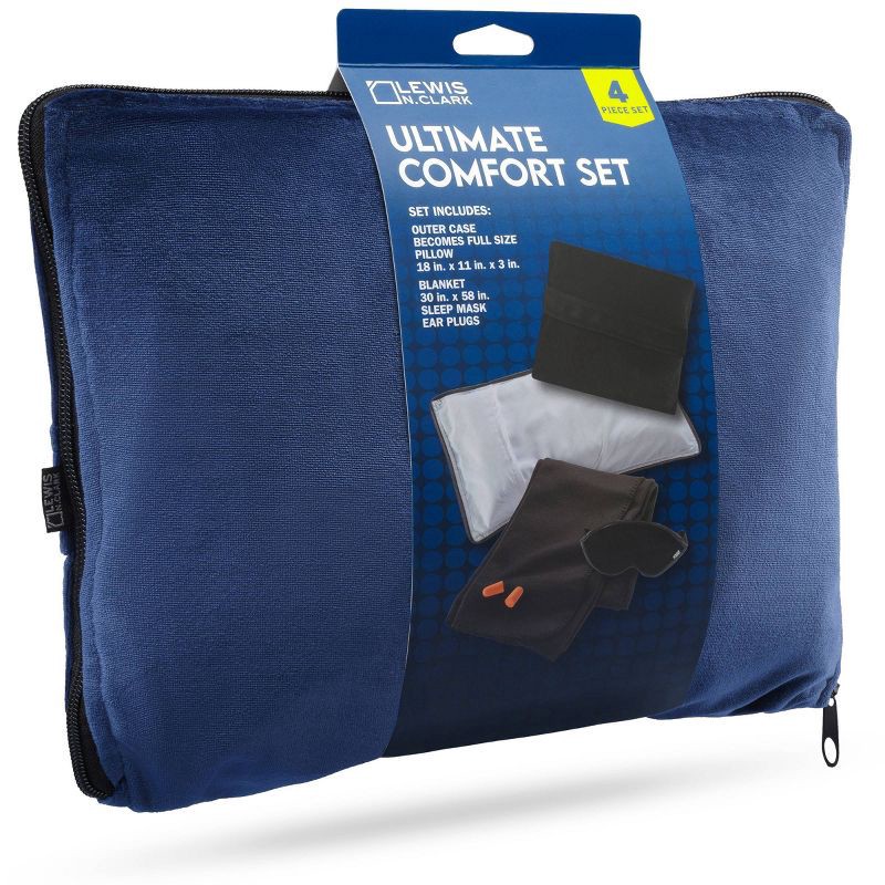 slide 8 of 9, Lewis N. Clark Ultimate Comfort Set - Navy, 1 ct