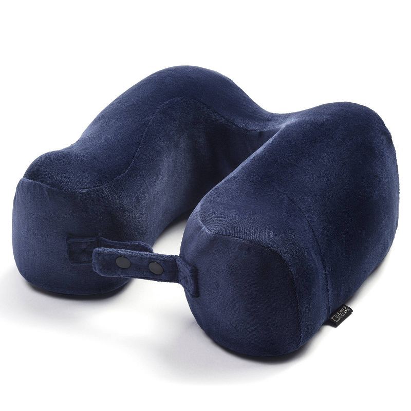 slide 3 of 10, Lewis N. Clark HexForm Neck Support Pillow - Navy, 1 ct