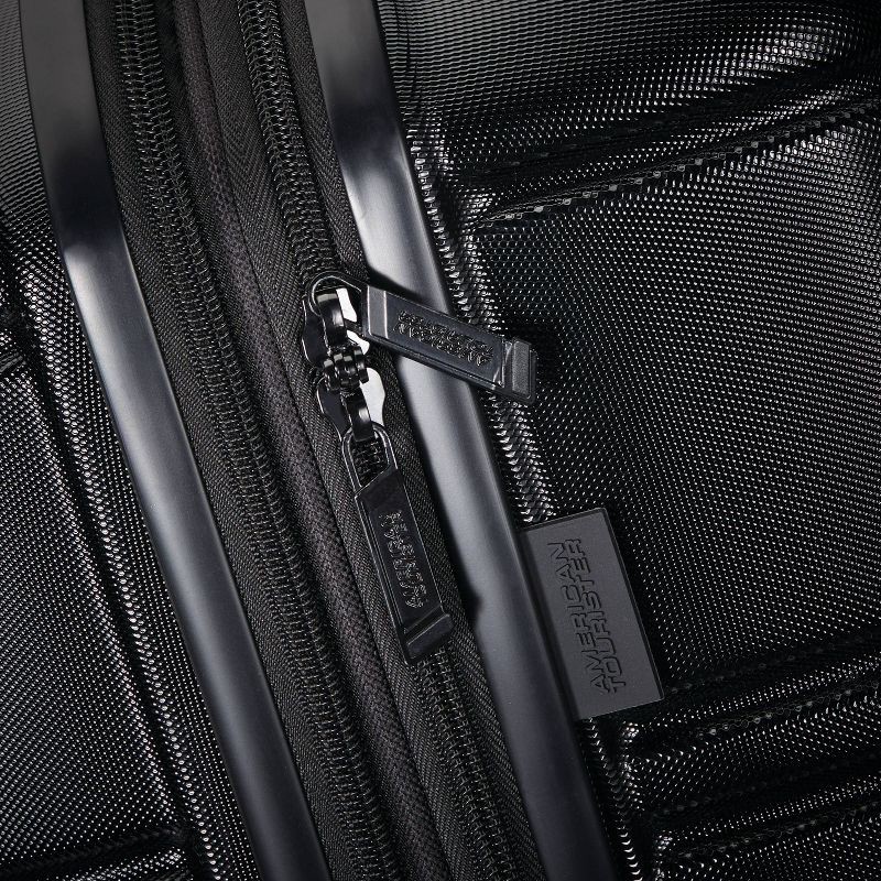 slide 5 of 11, American Tourister Vital Hardside Carry On Spinner Suitcase - Blackout: Water-Resistant, 4-Wheel Spinner, Retractable Handle, 1 ct