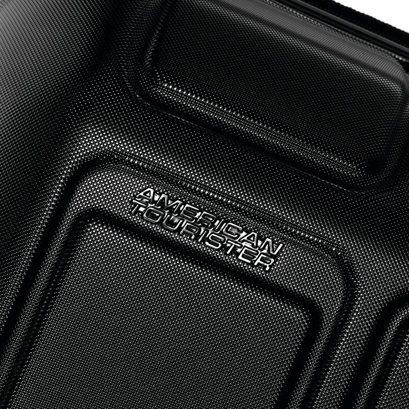 slide 6 of 11, American Tourister Vital Hardside Carry On Spinner Suitcase - Blackout: Water-Resistant, 4-Wheel Spinner, Retractable Handle, 1 ct