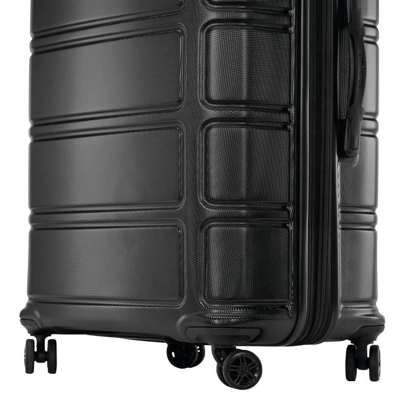 slide 10 of 11, American Tourister Vital Hardside Carry On Spinner Suitcase - Blackout: Water-Resistant, 4-Wheel Spinner, Retractable Handle, 1 ct