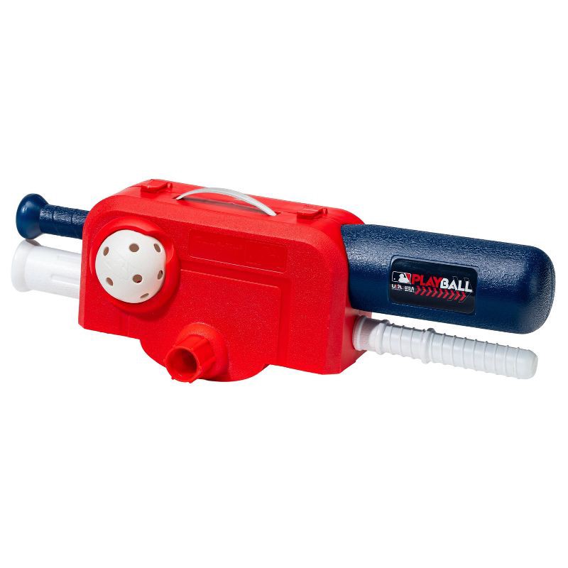 slide 2 of 13, MLB Playball Foldaway Batting Tee: Portable Baseball T-Ball Trainer, 1 ct