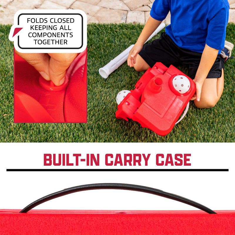 slide 4 of 13, MLB Playball Foldaway Batting Tee: Portable Baseball T-Ball Trainer, 1 ct