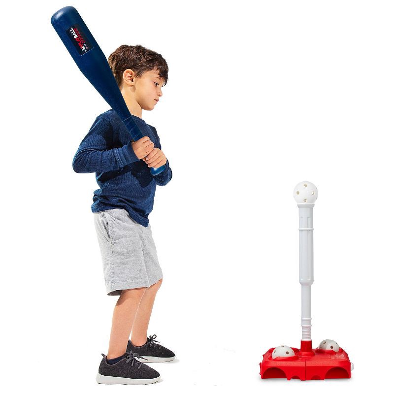 slide 7 of 13, MLB Playball Foldaway Batting Tee: Portable Baseball T-Ball Trainer, 1 ct