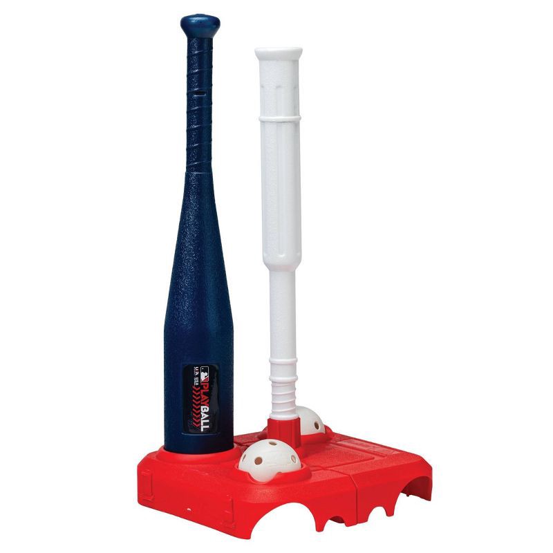 slide 1 of 13, MLB Playball Foldaway Batting Tee: Portable Baseball T-Ball Trainer, 1 ct