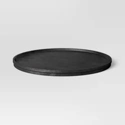 Cast Metal Round Tray - Threshold™: Aluminum Decorative Platter, Not for Food Service