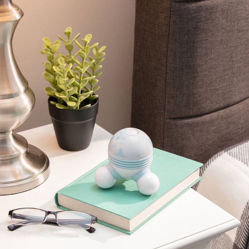 slide 5 of 6, HoMedics Marble Mini Massager - Blue - 1ct, 1 ct