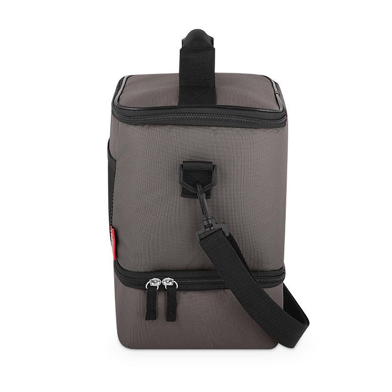 slide 3 of 9, Thermos 12 Can Dual Lunch Bag - Gray, 12 ct