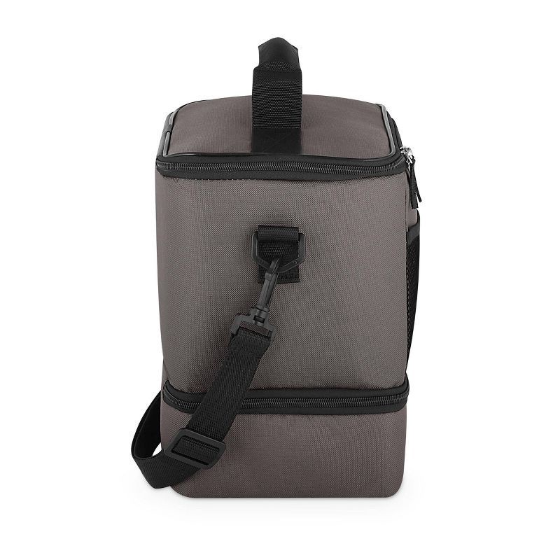 slide 4 of 9, Thermos 12 Can Dual Lunch Bag - Gray, 12 ct