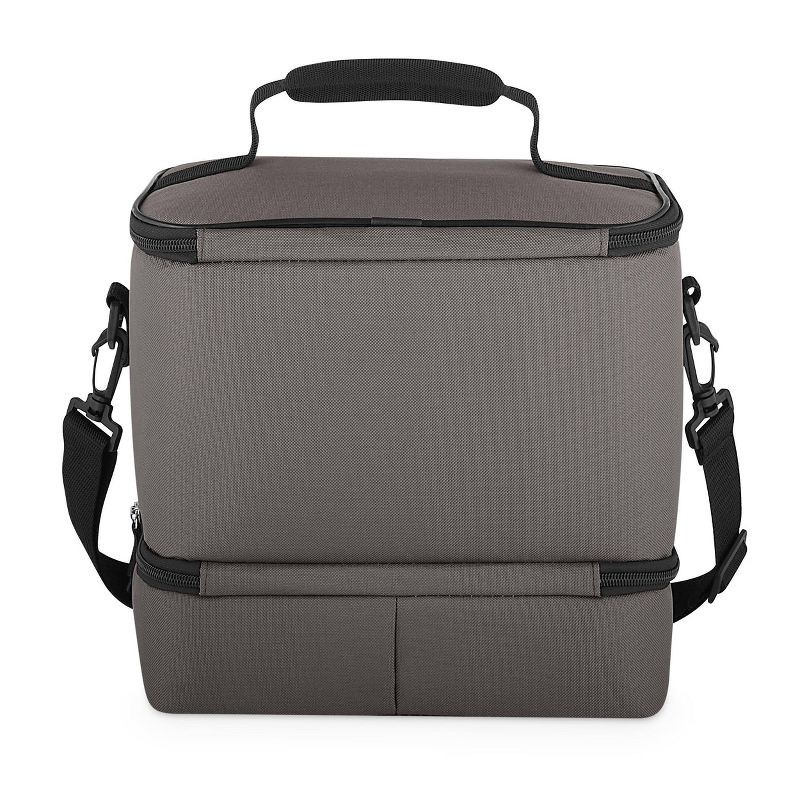 slide 5 of 9, Thermos 12 Can Dual Lunch Bag - Gray, 12 ct