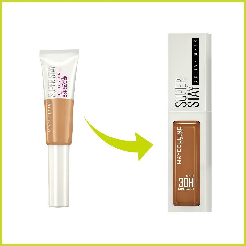 slide 2 of 3, Maybelline Super Stay Active Wear Liquid Concealer, Up to 30hr Wear - 01 - 0.33 fl oz, 0.33 fl oz