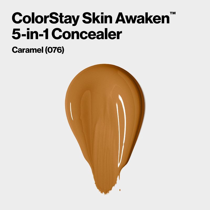 slide 7 of 7, Revlon ColorStay Skin Awaken 5-in-1 Concealer - 076 Caramel - 0.27 fl oz, 0.27 fl oz
