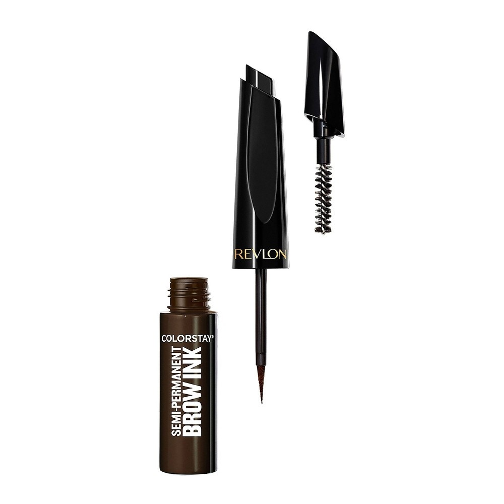 slide 6 of 7, Revlon ColorStay Semi-Permanent Brow Ink - 355 Dark Brown Ink - 0.09 fl oz, 0.09 fl oz