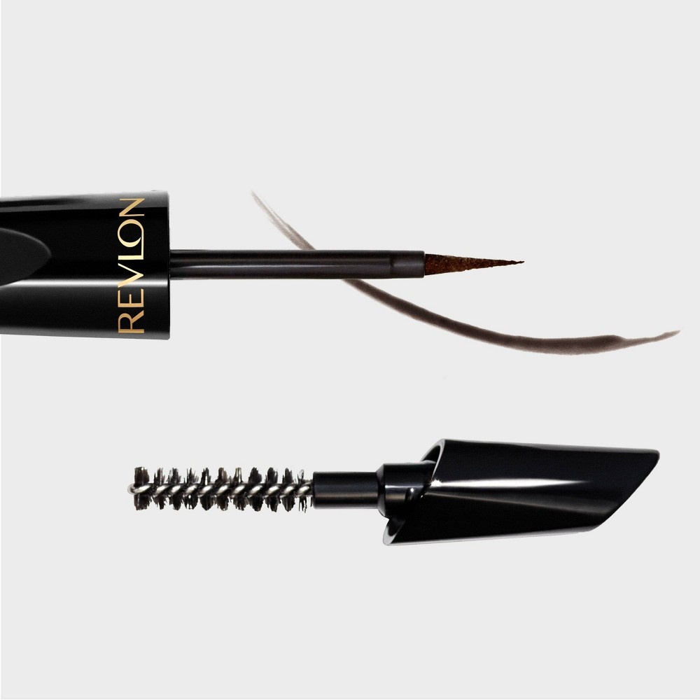 slide 3 of 7, Revlon ColorStay Semi-Permanent Brow Ink - 355 Dark Brown Ink - 0.09 fl oz, 0.09 fl oz