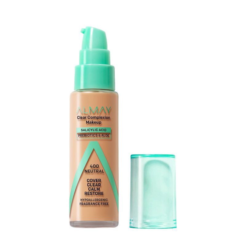 slide 3 of 8, Almay Clear Complexion Foundation - 400 Neutral - 1 fl oz, 1 fl oz