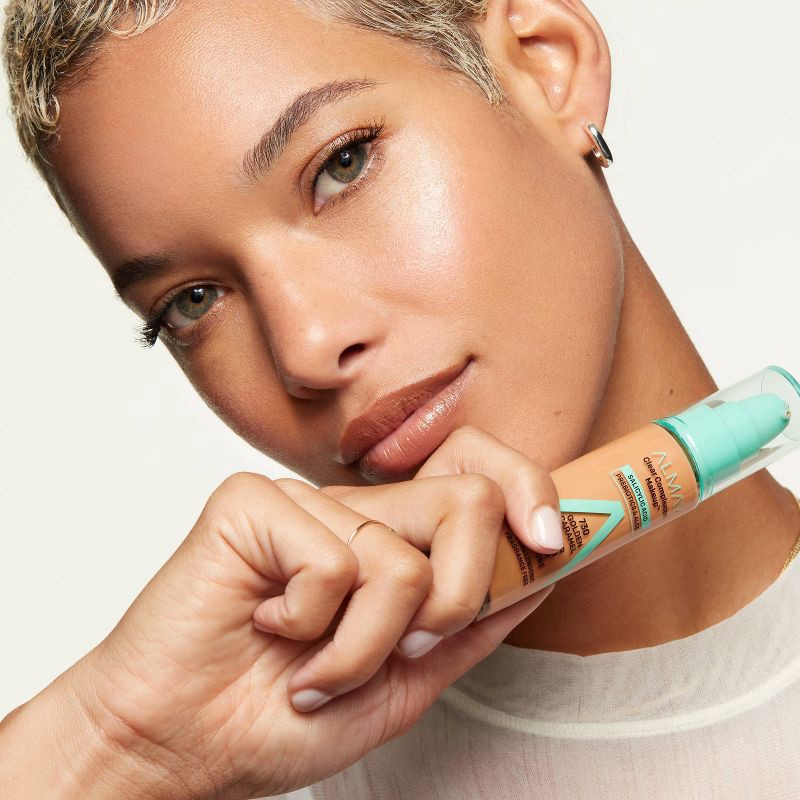 slide 7 of 8, Almay Clear Complexion Foundation - 910 Mocha - 1 fl oz, 1 fl oz