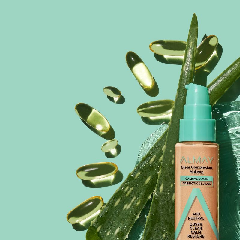 slide 4 of 8, Almay Clear Complexion Foundation - 300 Naked - 1 fl oz, 1 fl oz