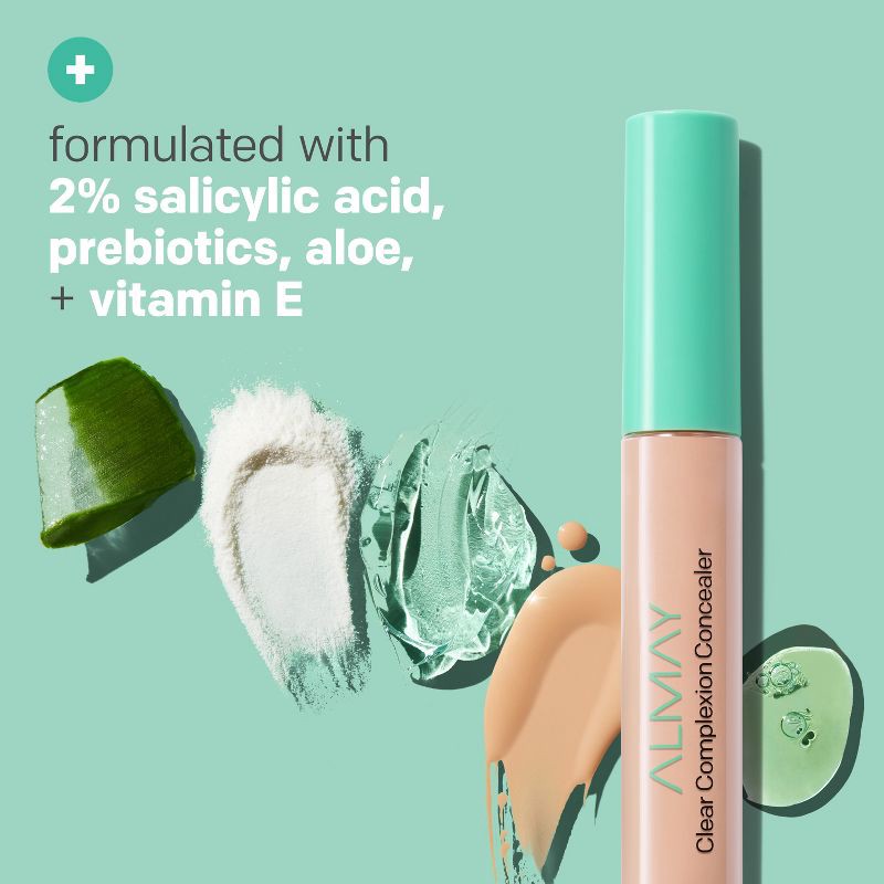 slide 8 of 10, Almay Clear Complexion Concealer - 400 Medium/Deep - 0.3 fl oz, 0.3 fl oz