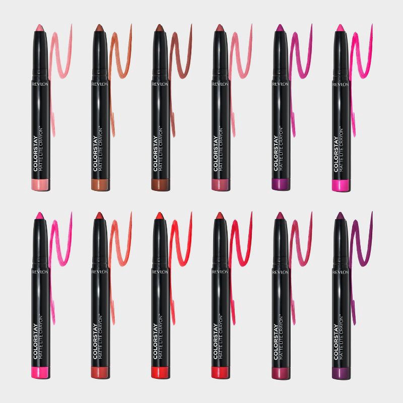 slide 8 of 8, Revlon ColorStay Matte Lite Lip Crayon - 006 Lift Off - 0.049oz, 0.049 oz