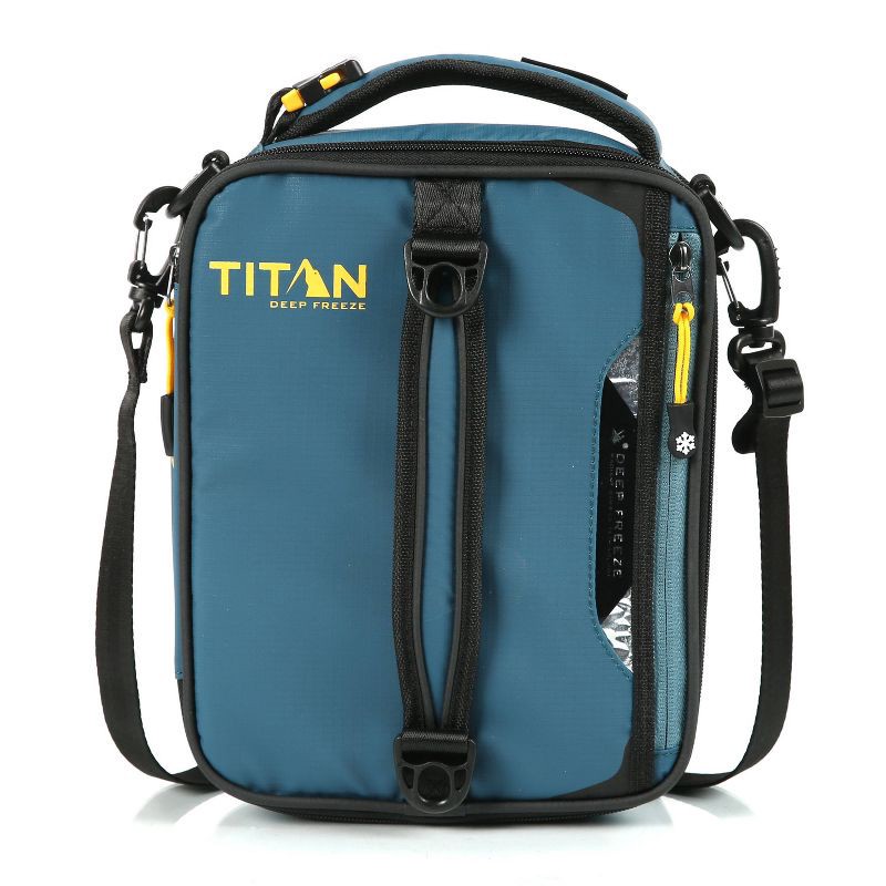 slide 6 of 15, Arctic Zone Titan Deep Freeze Expandable Lunch Bag with Ice Walls - Atlantic Blue, 1 ct