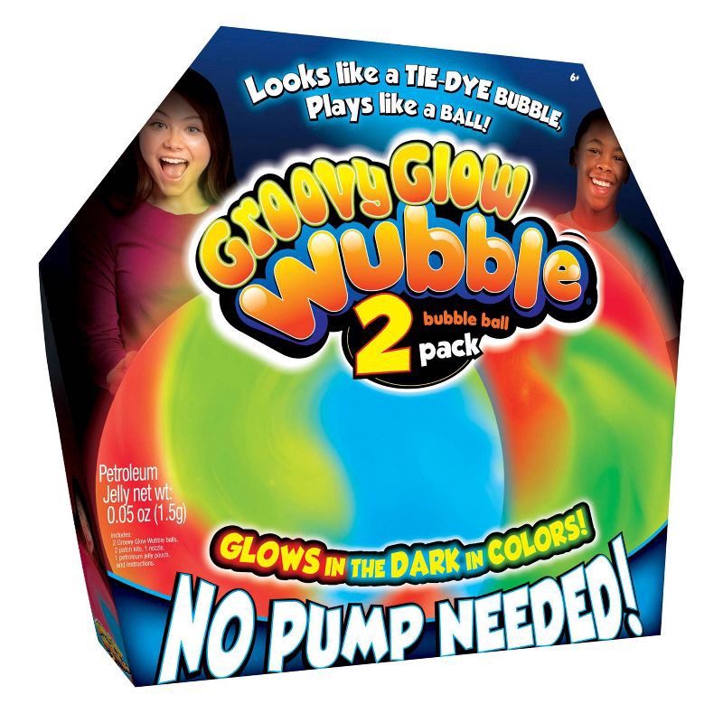 slide 1 of 3, Wubble Groovy in the Wubble in New Valve - 2pk, 2 ct