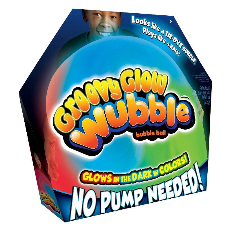 slide 1 of 1, Wubble Groovy in the Glo Wubble in New Valve, 1 ct