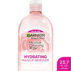 Garnier Micellar Water with Rose Water and Glycerin Hydrating Makeup Remover - 23.7 fl oz: Aluminum-Free, Hypoallergenic, Vegan