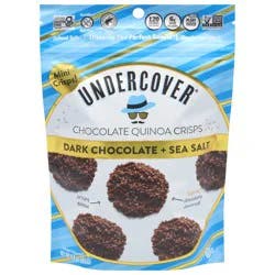 Undercover Dark Chocolate + Sea Salt Chocolate Quinoa Crisps Mini 3.0 oz