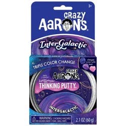 Crazy Aaron's Intergalactic Thinking Putty Tin: Sensory Development Toy, Slimes & Putties, 1.58 oz