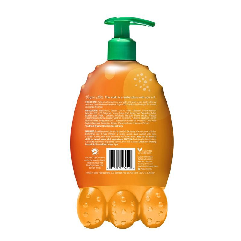 slide 2 of 3, Raw Sugar Kids' 2-in-1 Shampoo & Conditioner - Mango Butter + Oats - 12 fl oz, 12 fl oz