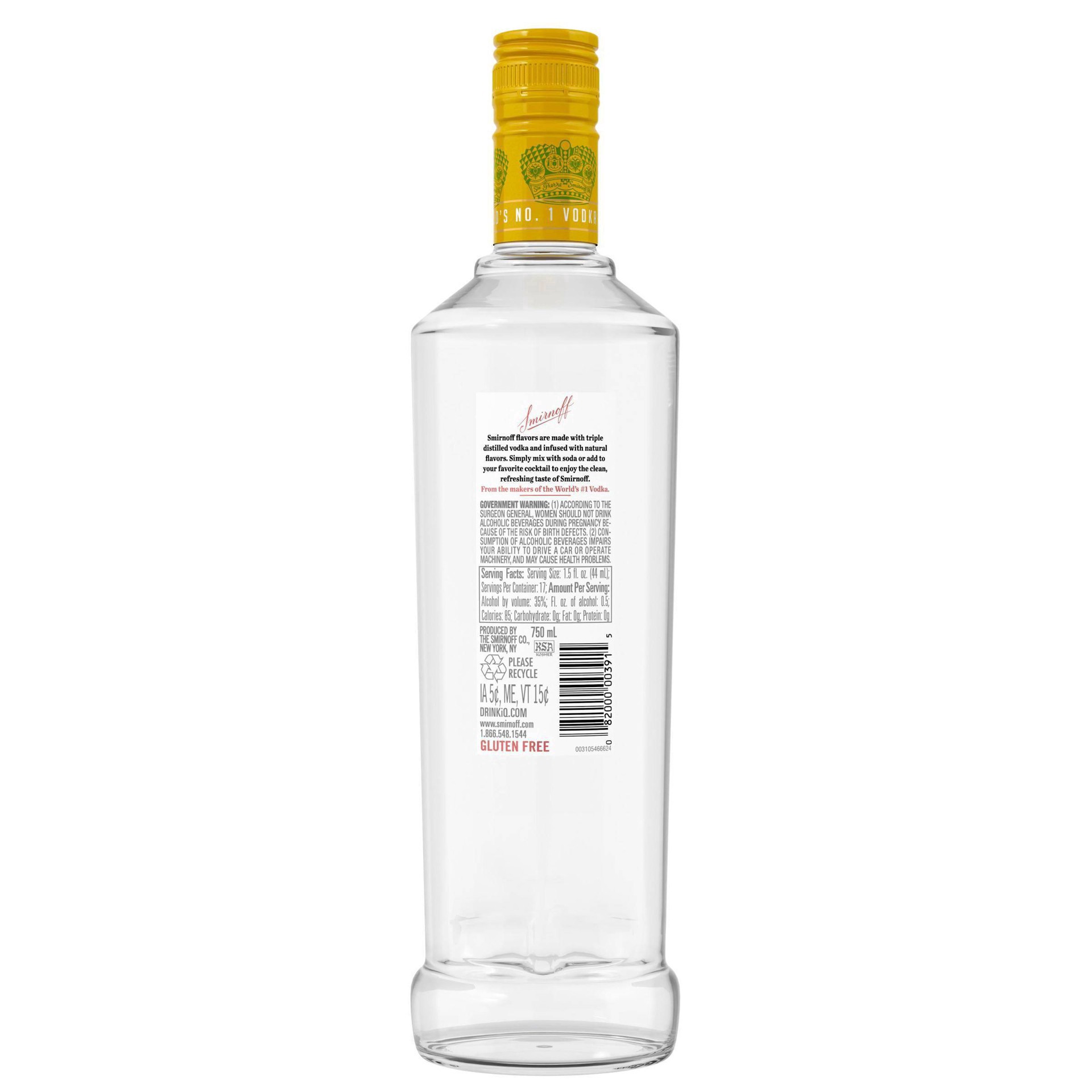 slide 4 of 10, Smirnoff Citrus Flavored Vodka - 750ml Bottle, 750 ml