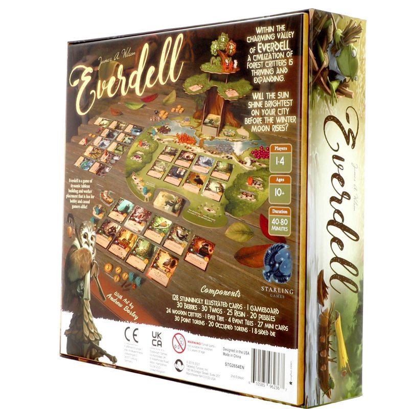 slide 4 of 4, Everdell Game: Asmodee Strategy Board for Creative Thinking & War, 30-90 Minutes, 1-4 Players, 1 ct