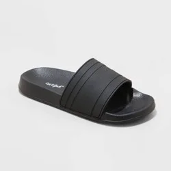 Kids' Nikko Slip-On Slide Sandals - Cat & Jack Black M