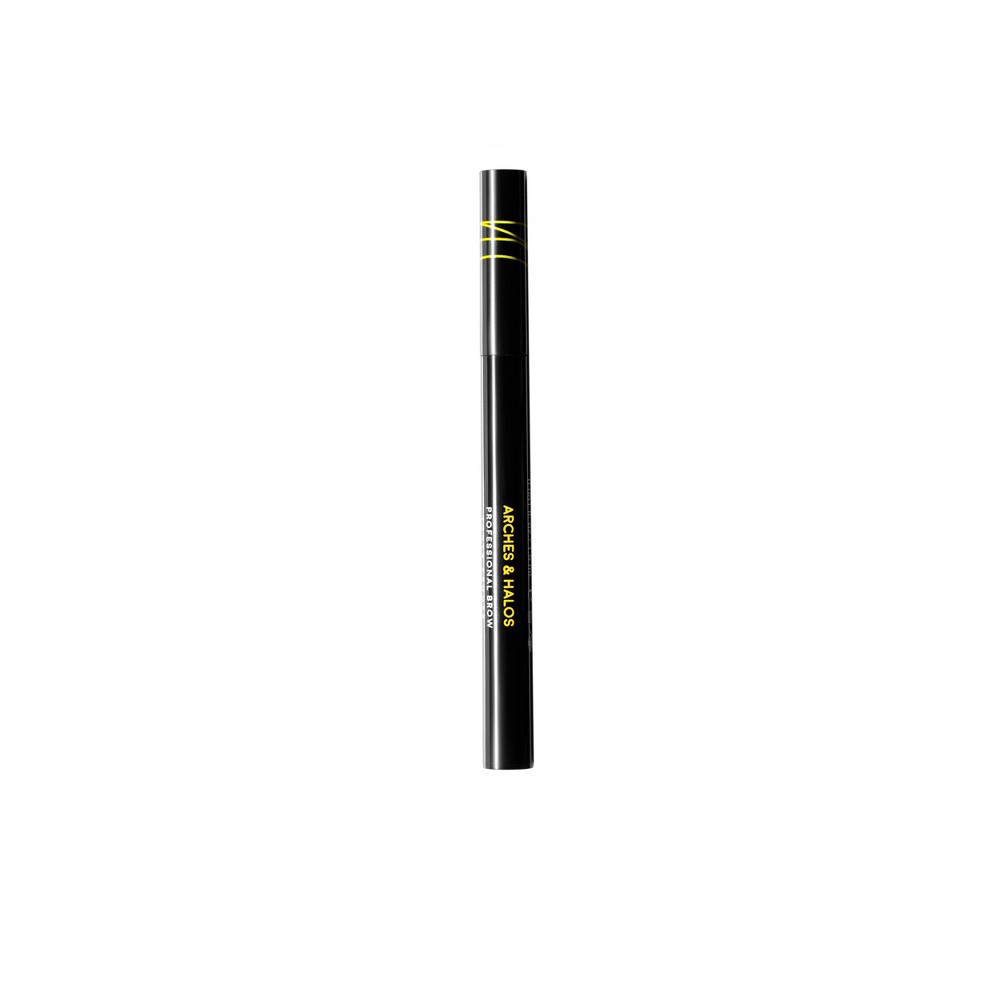 slide 4 of 5, Arches & Halos Angled Bristle Tip Waterproof Brow Pen - Dark Brown - 0.02 fl oz, 0.02 fl oz