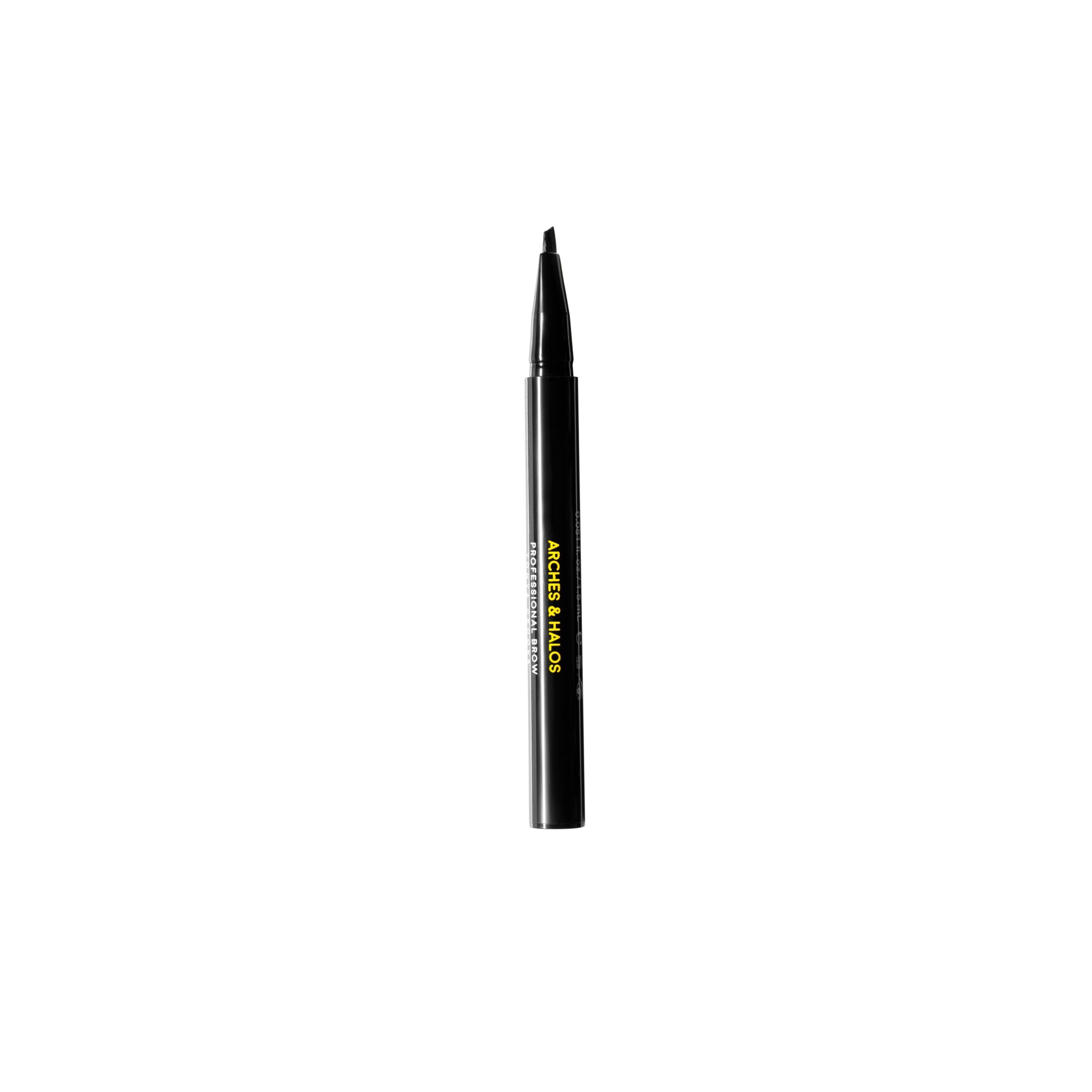 slide 1 of 5, Arches & Halos Angled Bristle Tip Waterproof Brow Pen - Dark Brown - 0.02 fl oz, 0.02 fl oz