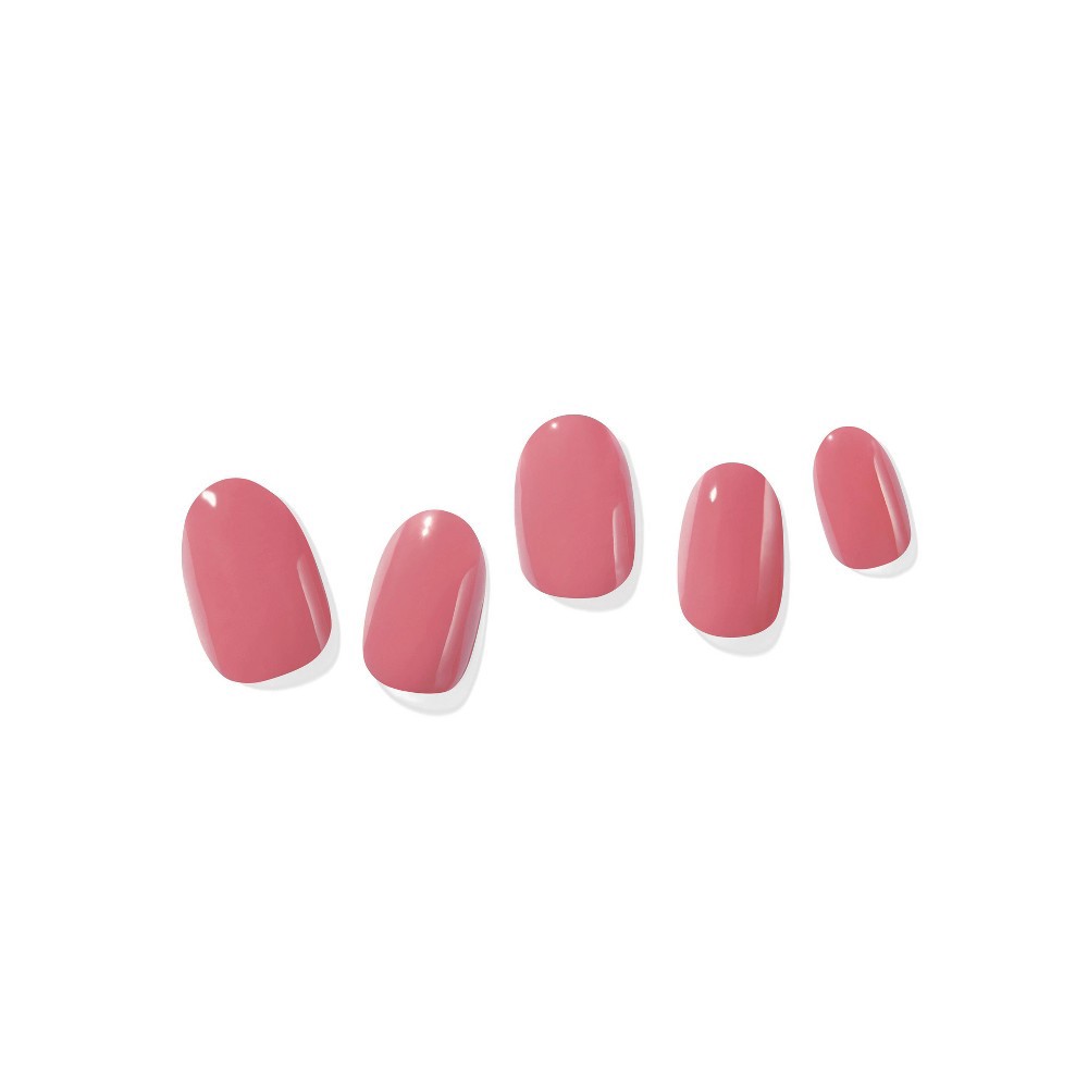 slide 2 of 5, Dashing Diva Glaze Gel Color Nail Art Strips - Mauve Pink - 34ct, 34 ct