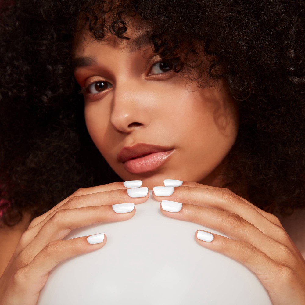 slide 2 of 5, Dashing Diva Glaze Gel Color Nail Art Strips - White Syrup - 32ct, 32 ct