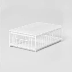 Small Stackable Slide Out Drawer White - Brightroom™