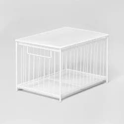 Large Stackable Slide Out Drawer White - Brightroom™